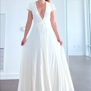 Reformation size small white dress